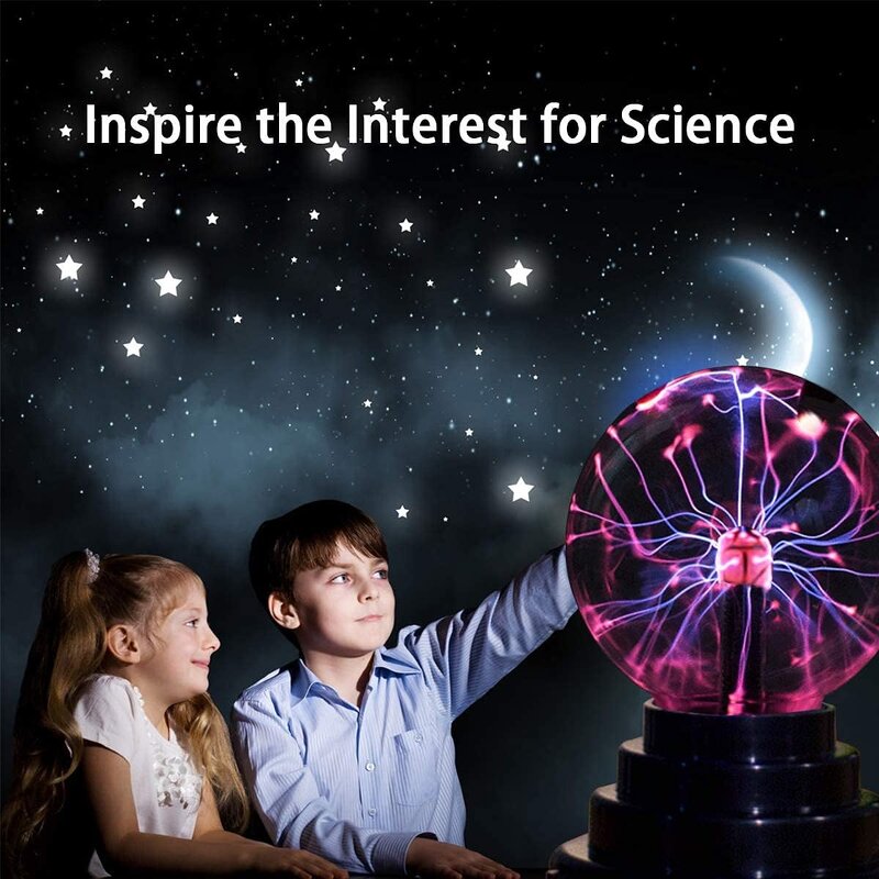 Plasma Ball Light Lamp - Static Electricity Globe Electric Lightning Ball