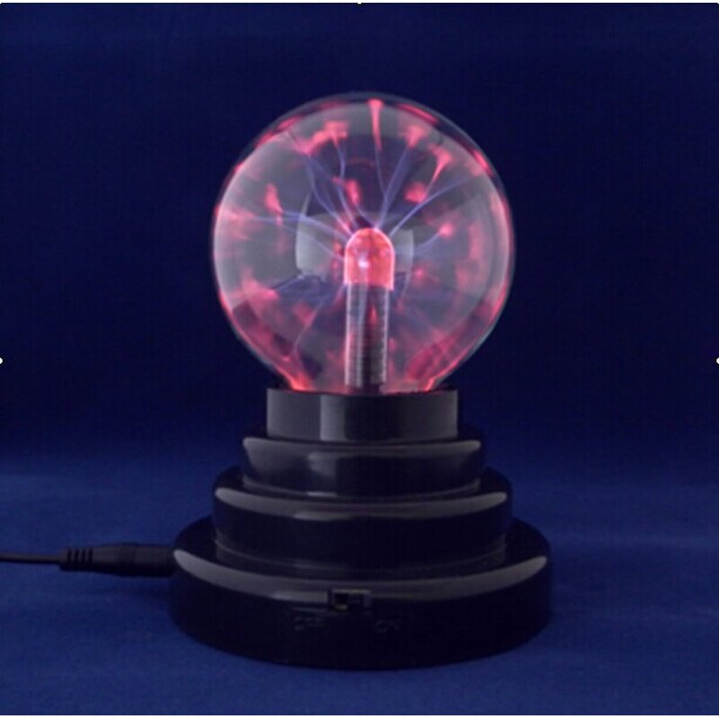Plasma Ball Science Toy for Kids - Touch Sensitive Plasma Globe Decorative