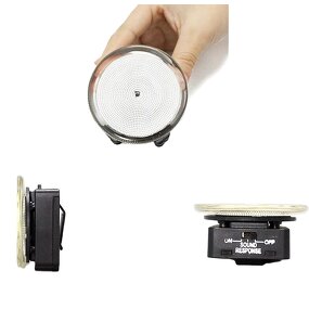 Portable & Clip-on Plasma Disk - with Sound and Finger Touch Induction