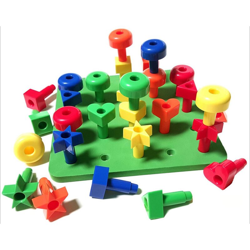 Building Block Toys Kindergarten Children's Assembly Toys - Large Particle