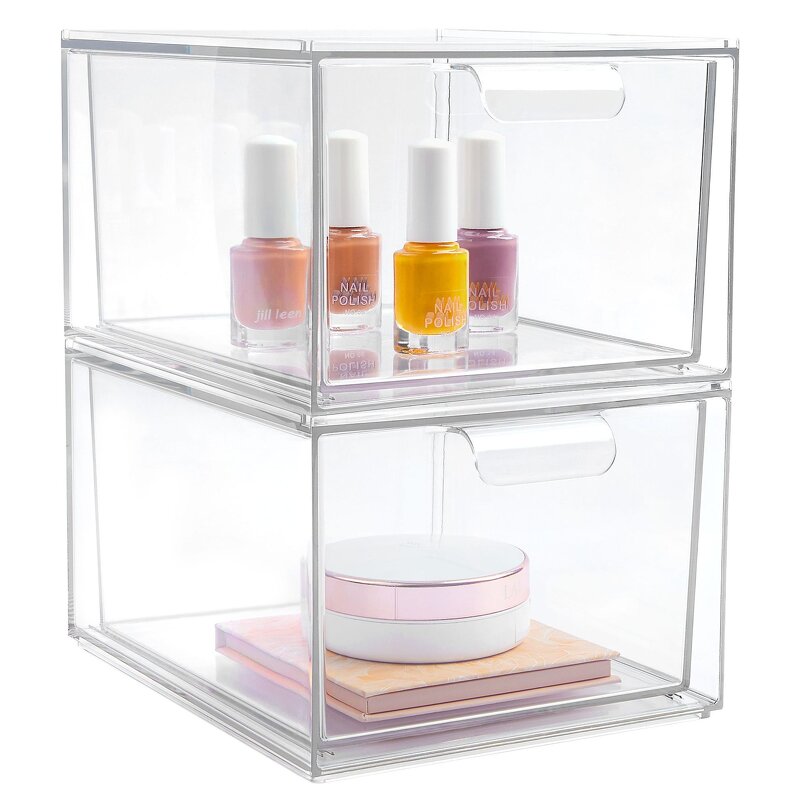 Makeup Organizer - Hot-Selling Stackable Multi-Functional Drawer Type Pet Storage Box