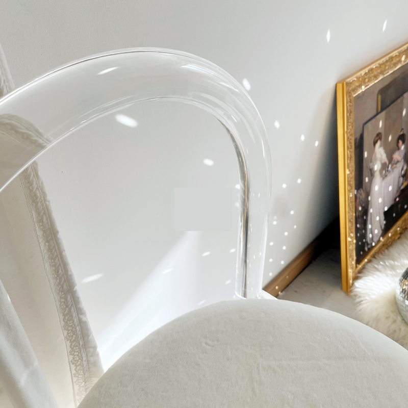 Dining Chair - Australian Design Bedroom Transparent Acrylic Ins Restaurant Photo Crystal