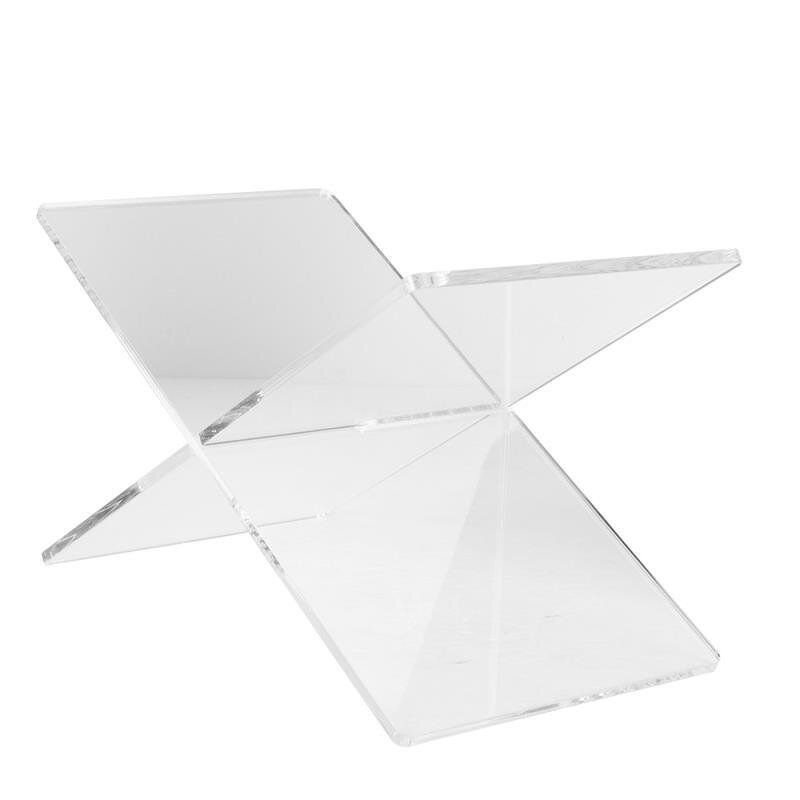 Book Stand - Acrylic Reading Display Holder for Open Quran Desk Clear Easel