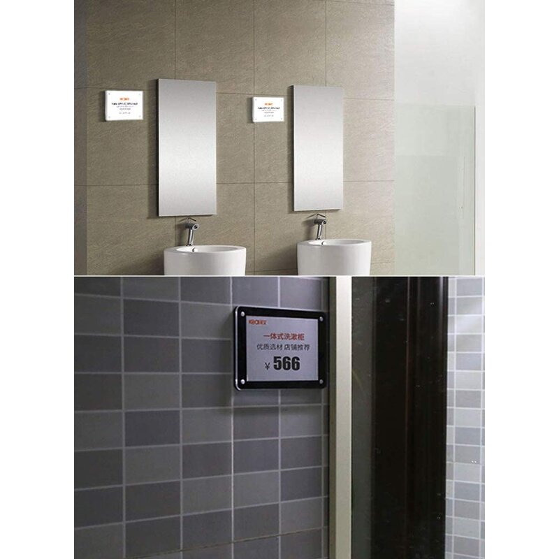 Magnetic Desk Display Stand - Low Price Acrylic Block Custom Magnetic Sign Holder