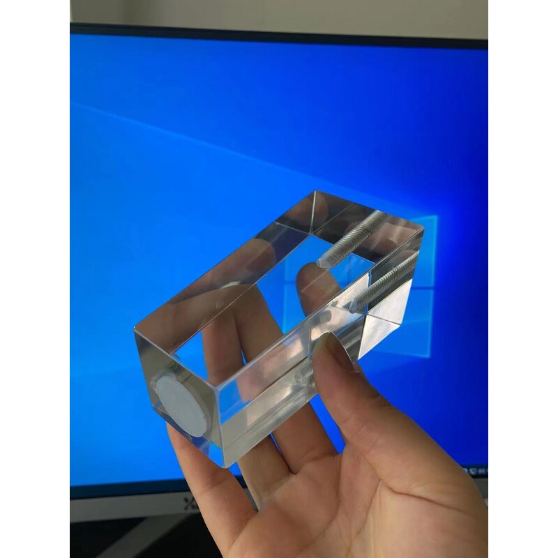 Acrylic Bench Legs - Modern Design Transparent Durable for Sofa Coffee Dining Table