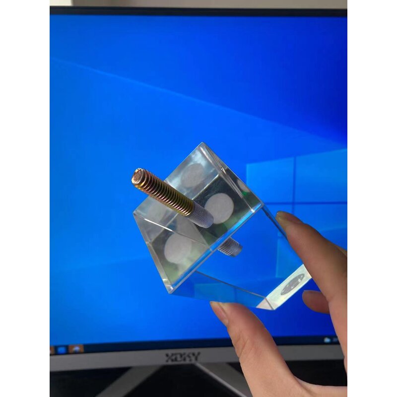 Acrylic Bench Legs - Modern Design Transparent Durable for Sofa Coffee Dining Table