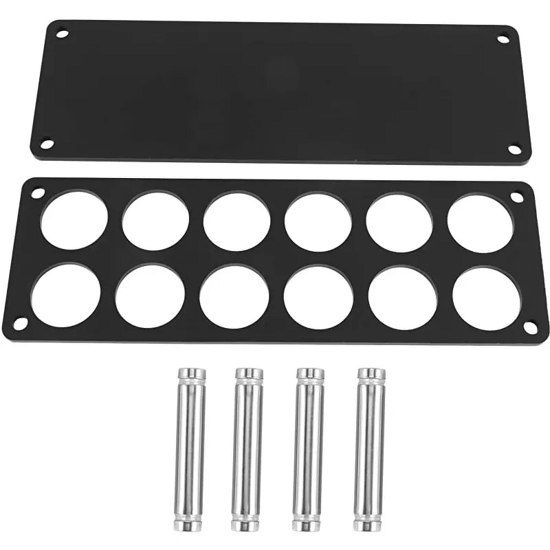 Wine Cup Holder - Transparent Clear Acrylic Heavy Base Lucite Shot Glass Rack