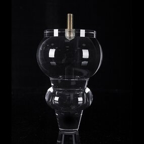 Furniture Legs - Acrylic Transparent Crystal Feet Modern for Sofa Dining Table Cabinet