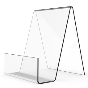 Display Stand - Transparent Acrylic Plastic Crafts for Bookstore Book Product Placement