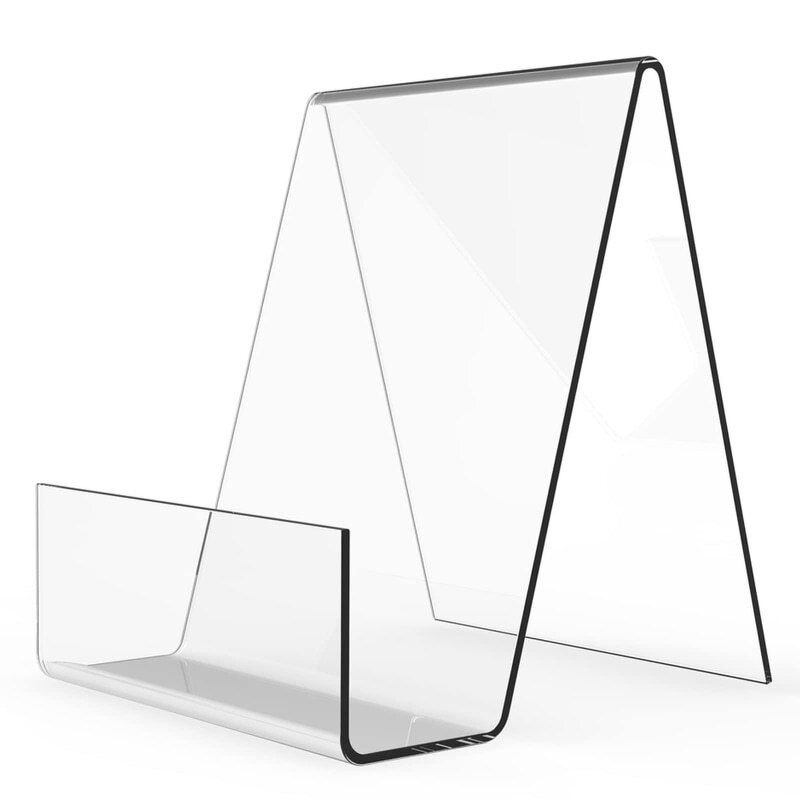 Display Stand - Transparent Acrylic Plastic Crafts for Bookstore Book Product Placement