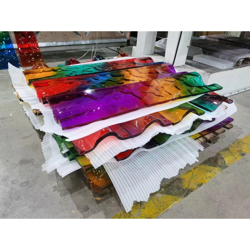 Acrylic Stool - New Hot Sale Rainbow Clear Colorful Living Room Changing Shoe Stool