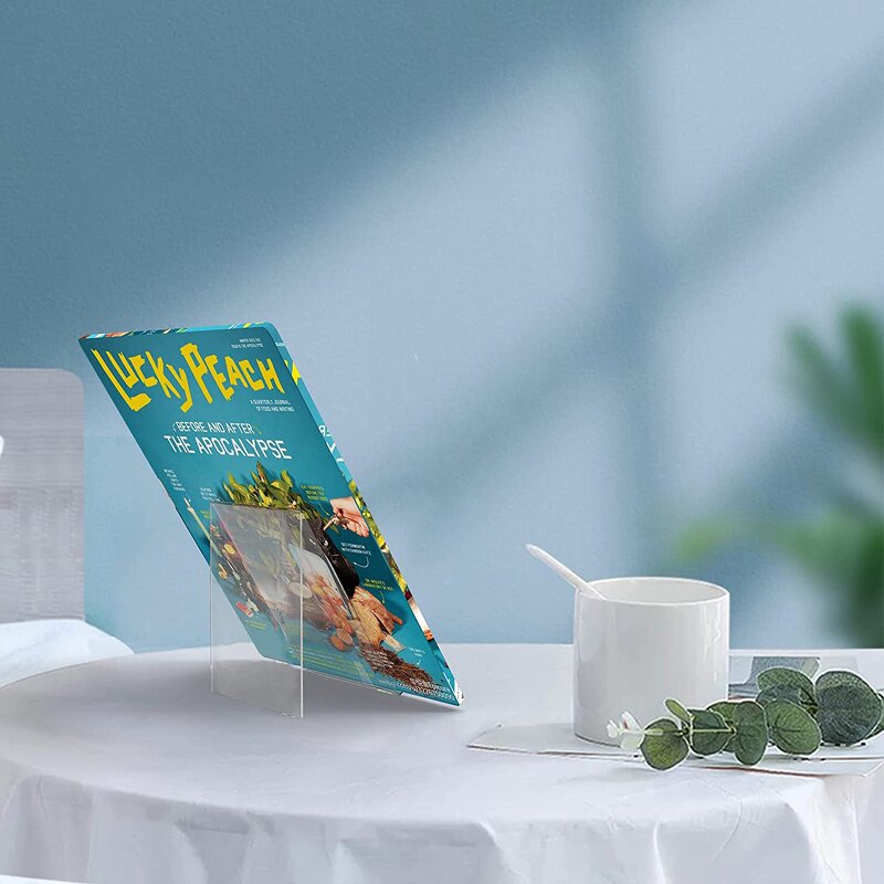 Display Stand - Transparent Acrylic Plastic Crafts for Bookstore Book Product Placement