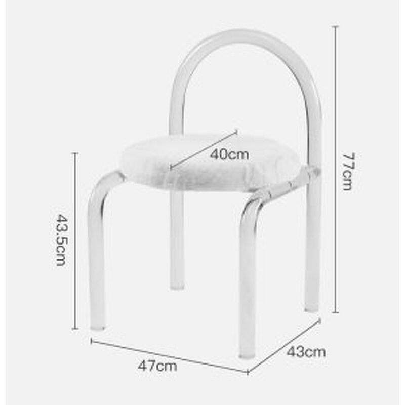 Dining Chair - Australian Design Bedroom Transparent Acrylic Ins Restaurant Photo Crystal