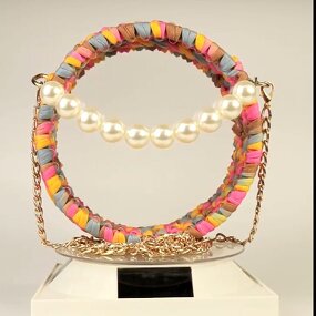 DIY Crochet Bag Material - 2pcs Clear Acrylic 7"/18cm Diameter Round Circle 45 Holes