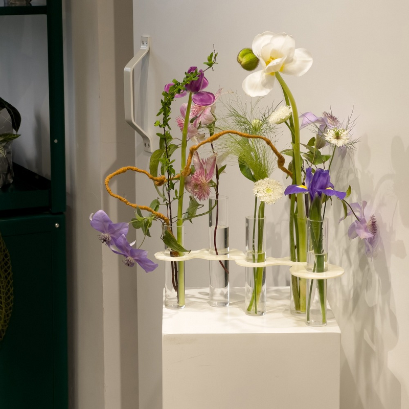 Vase Manufacturer - Modern Wabi-Sabi Molecular Test Tube Hydroponic Acrylic Minimalist