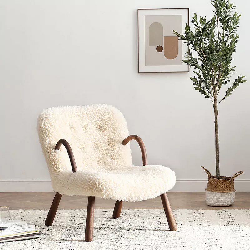 Leather Recliner Sofa - Dark Color Luxury French Living Room Swivel Chair Modern