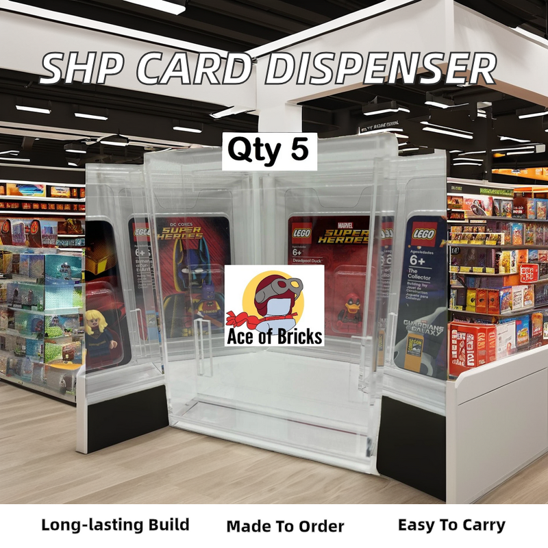 Trading Card Dispenser - Portable Acrylic for Pokemon Booster Pack Modern Style