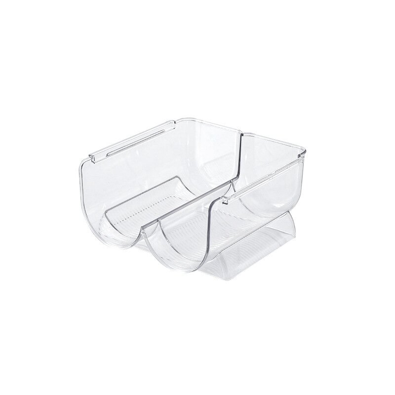 Wine Display Storage Box - Clear with Fridge Water Bottle Holder Organizer Rack