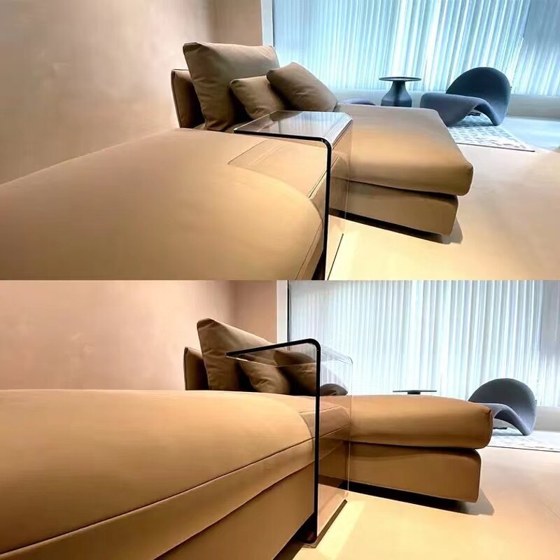 Side Table - Special-shaped Small Nordic Light Luxury Acrylic Simple Modern Corner