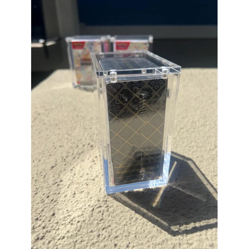 Acrylic Cases - Pokémon Booster Bundle with 99% UV Protection Magnetic Lid