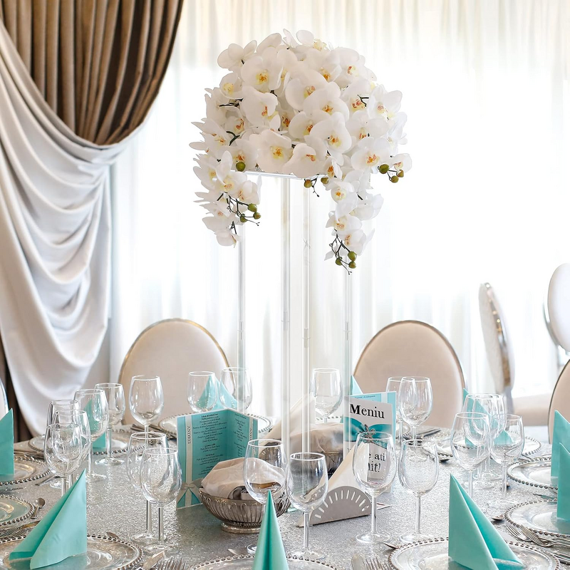 Flower Stand - New Acrylic Wedding Decoration Clear 40/60/80/100cm