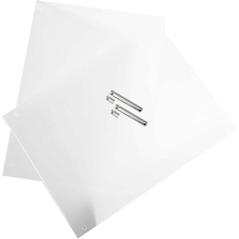 Photo Frame - Modern Acrylic 8.5x11 Free-Standing Desktop Plastic Craft