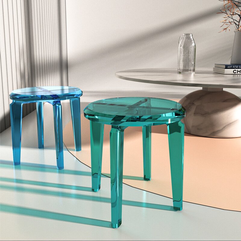 Household Stool - Internet Celebrity Acrylic Transparent Stool