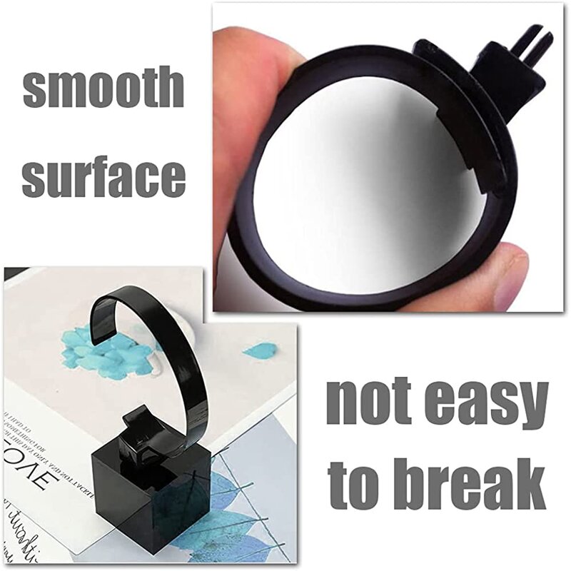 Watch Display Stand - Acrylic Organizer Holder Removable for Watch Bracelet Black