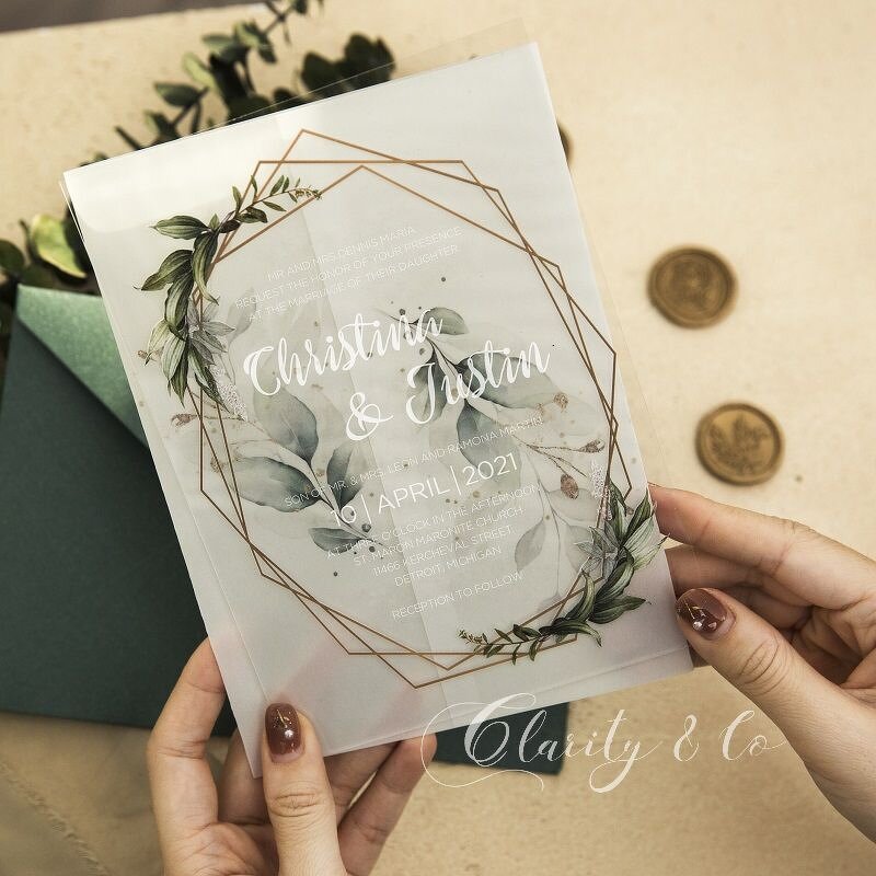 Wedding Invitations - Factory Direct Sales Low Price Acrylic Plastic Europe Customized