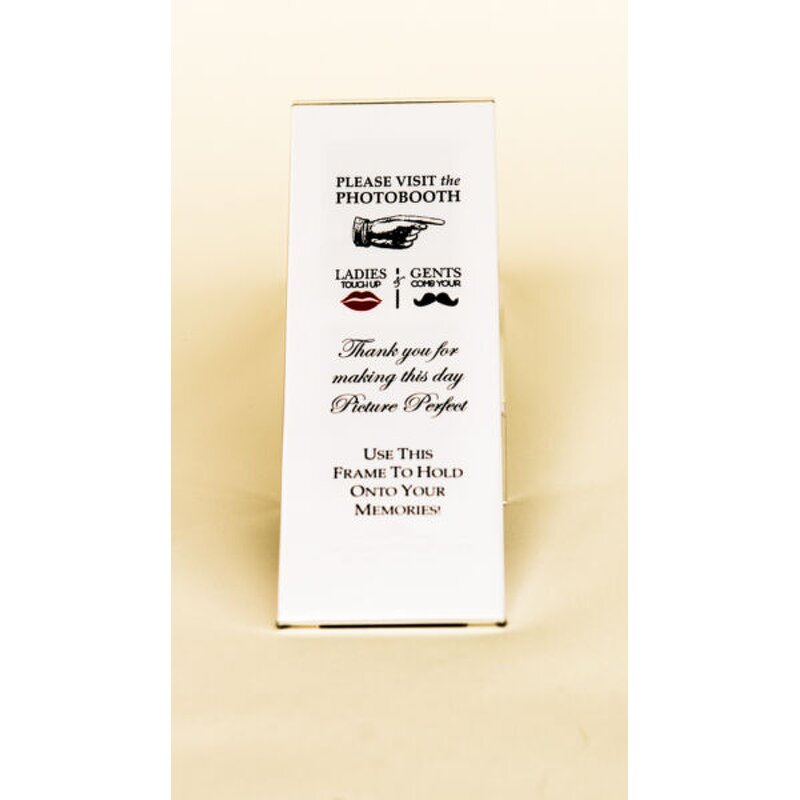 Magnetic Frames - PHOTO BOOTH NOOK 2X6 Acrylic with Inserts for Photobooth Strips
