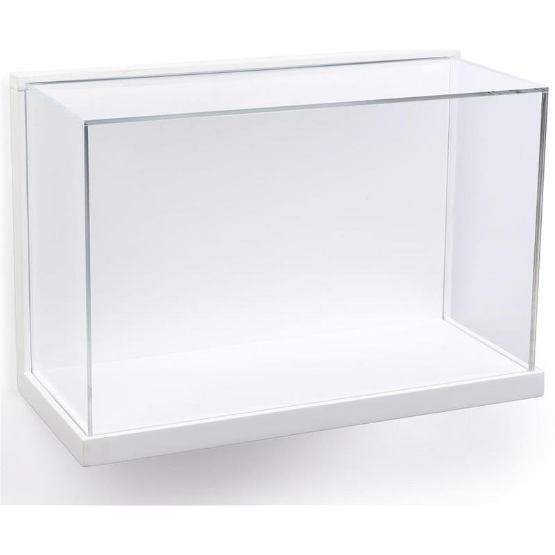 Wall Mounted Display Case - Custom Acrylic with Lift-Off Top for Shoes Display Rack