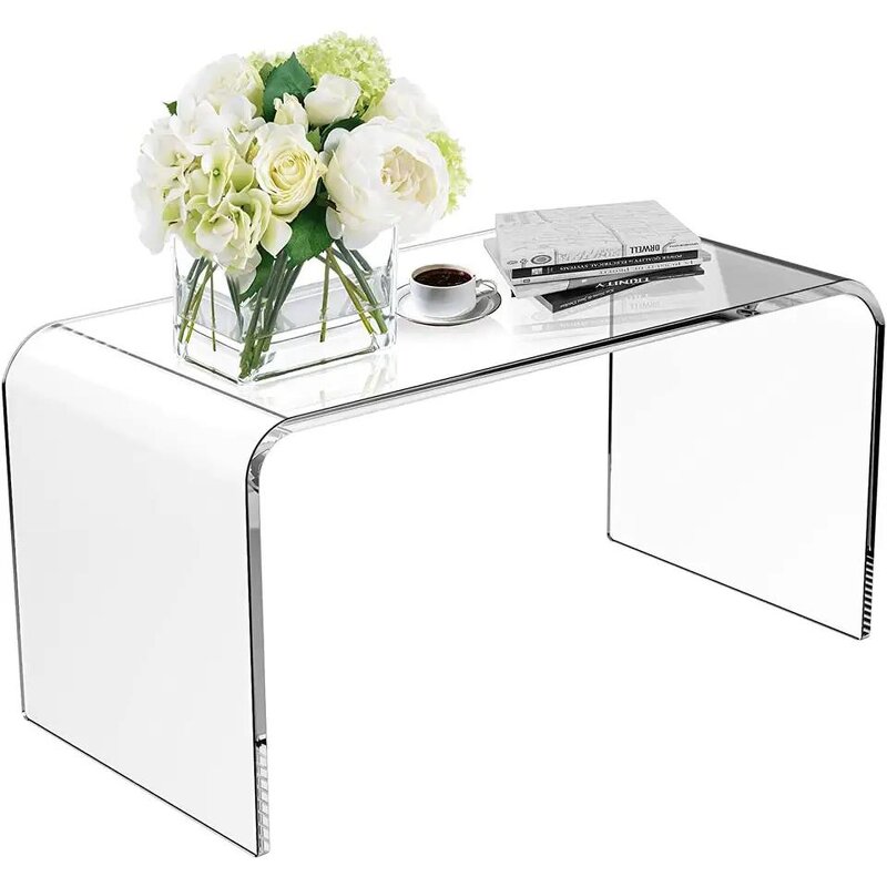 Acrylic Tray - Wholesale Large Transparent Custom Coffee Table Food Display with Insert