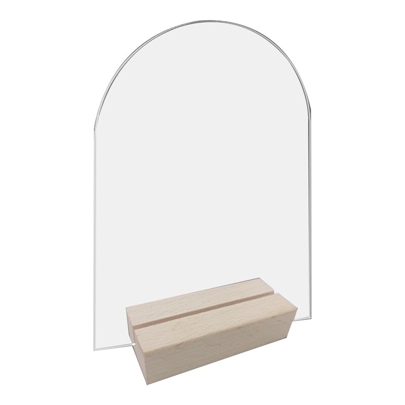 Wedding Menu Cards - Custom Acrylic Table Menu Drink List