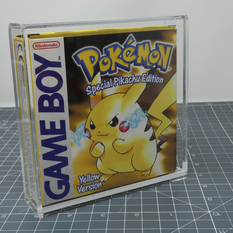 Game Display Case - Acrylic Protective Show Case Box for Game Boy Color Advance