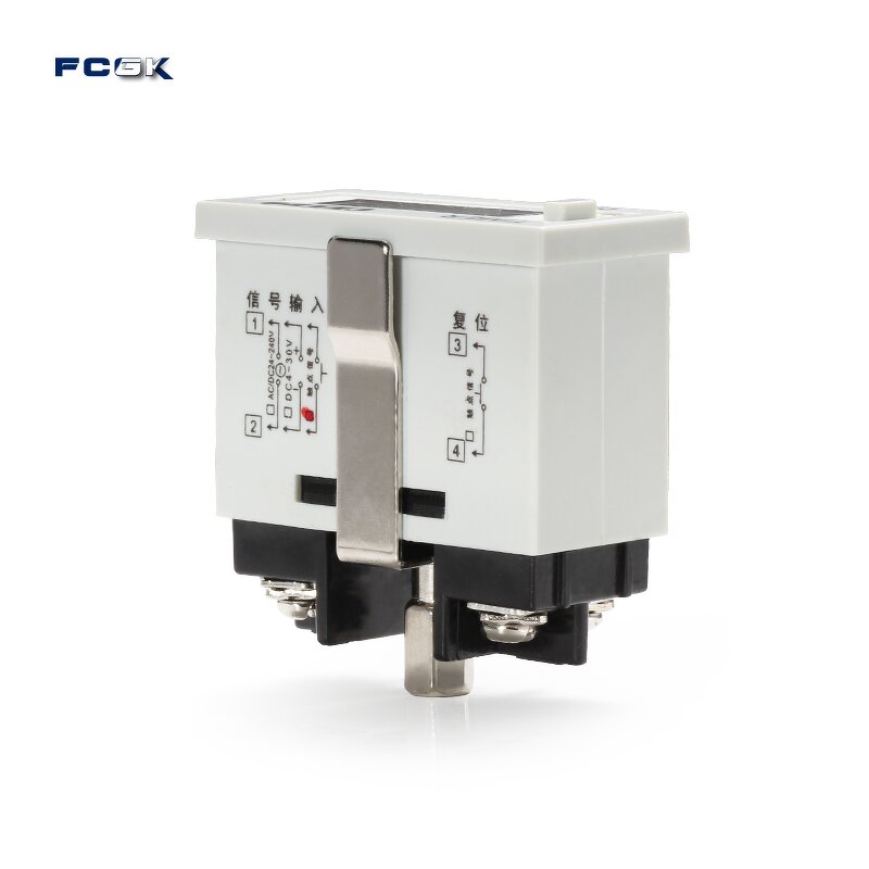 DHC3L-6L Industrial Hour Meter Counter - 220V LCD Digital Display with Reset Function