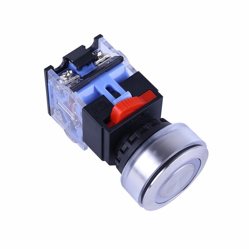 GQY38-11 Stainless Steel Head Flat Push Button - Reset Momentary Push Button Switch