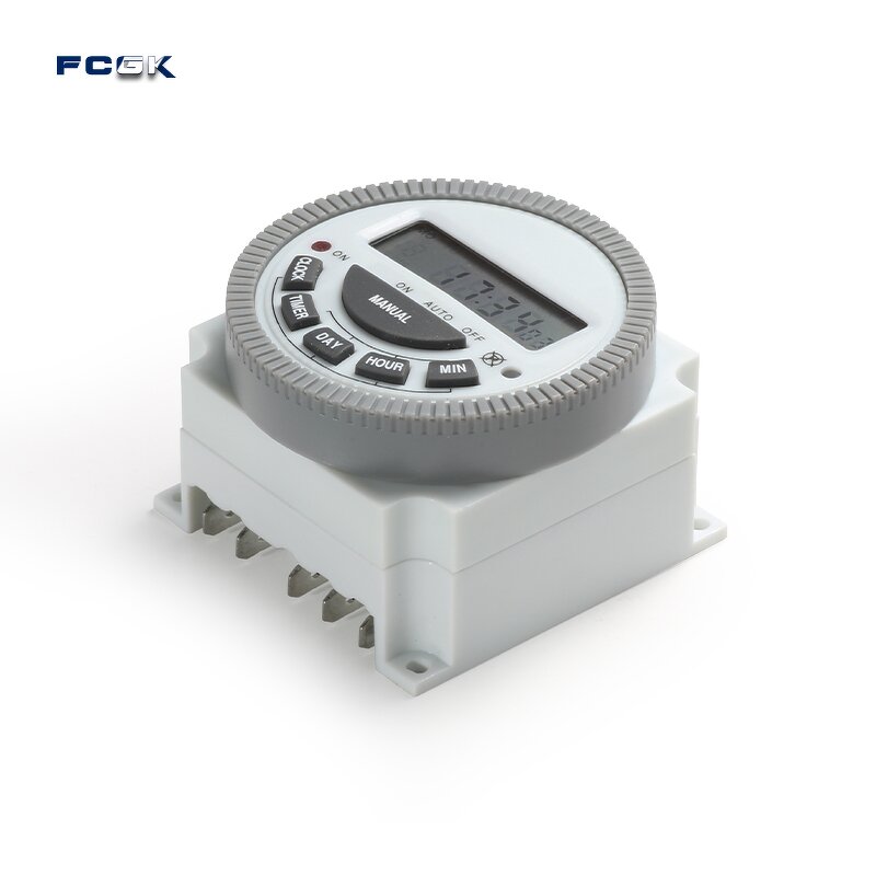 TM-619-2 Digital Timer Switch - 220V 24 Hour Programmable with Sealed Protect Cover