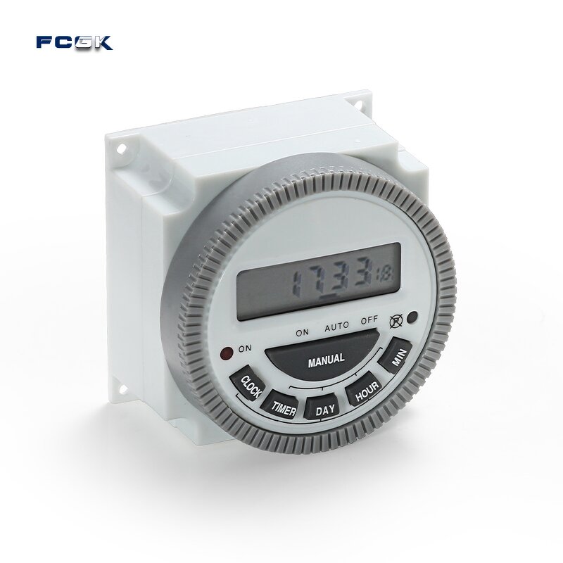 TM-619-2 Digital Timer Switch - 220V 24 Hour Programmable with Sealed Protect Cover