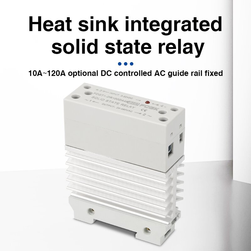 Aluminum Heat Sink Cooling - 15x10x8.1cm for High Power Three Phase SSR CE Certified