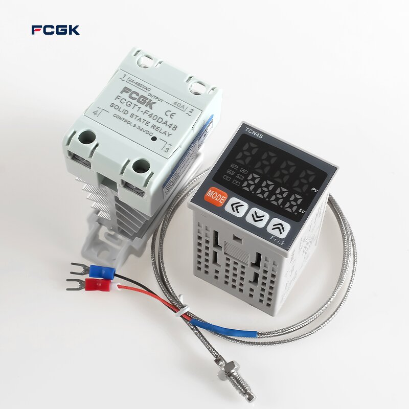 FCGK Sealed Miniature Solid State Slim SSR DIN Relay Module - 10A-120A 24-220V AC/DC