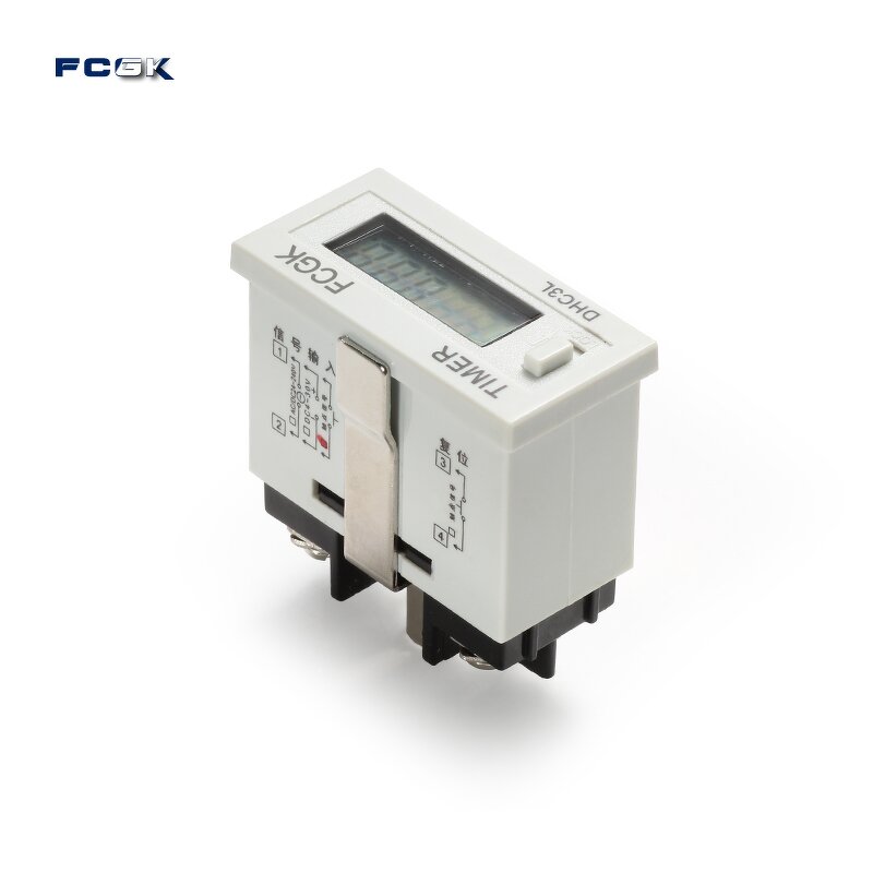 DHC3L-6L Industrial Hour Meter Counter - 220V LCD Digital Display with Reset Function