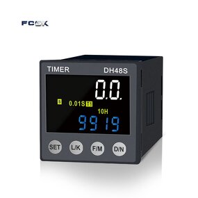 FCGK DH48S Digital Relay Timer Controller - 0.1s 99h Time Delay Repeat Cycle LCD
