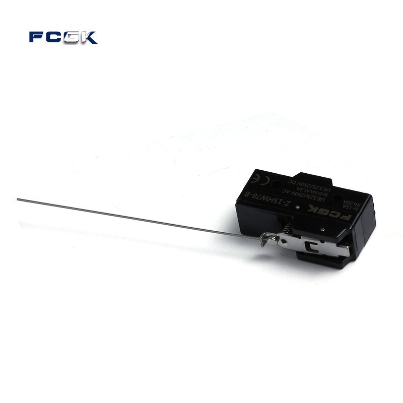 Z-15HW78-B High Sensitivity Micro Switch - Long Hinge Lever Snapcircuits 10A Max.