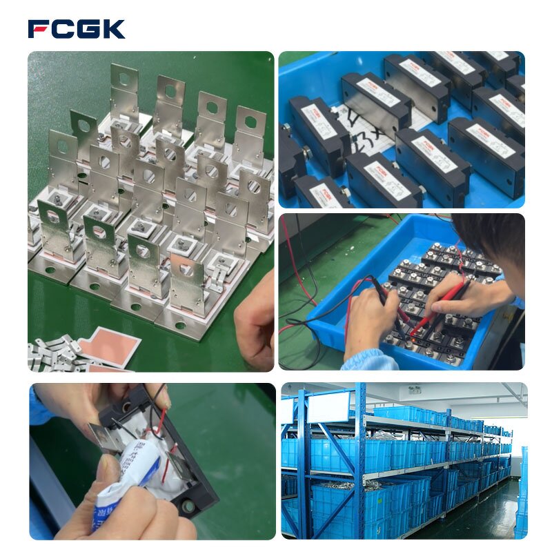 FCGK High Power Industrial SSR Solid State Relay - 100A to 500A DC Control AC AC Control AC
