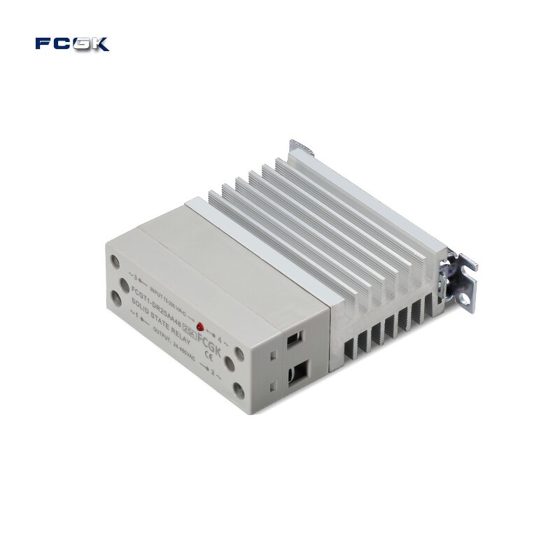 FCGK 25A DC Solid State Relay - Miniature DIN Module 24V 220V with Heatsink