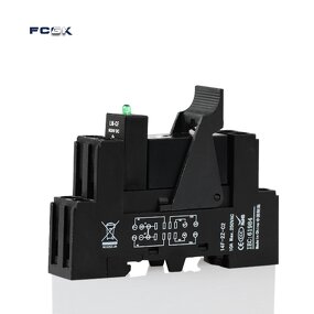 14F-2Z-C2 8PIN Miniature PCB Relay Interface Modules - 10A 250VAC DIN Rail Relay Base