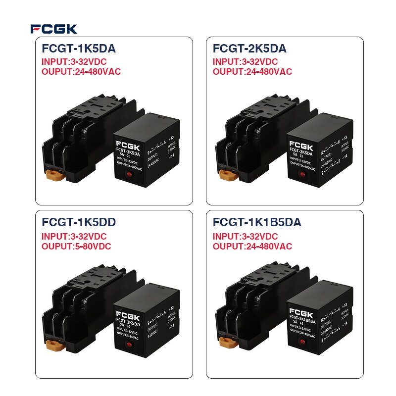 Miniature 5A Solid State Relay - 12V 24V New 8pin Sealed 220V Relay