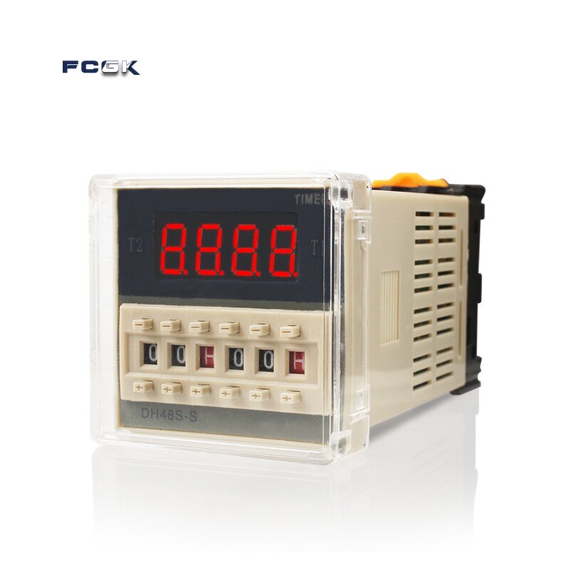 DH48S-S Digital Time Delay Relay - 12V DC to 220V AC 0.1s to 99h Repeat Cycle
