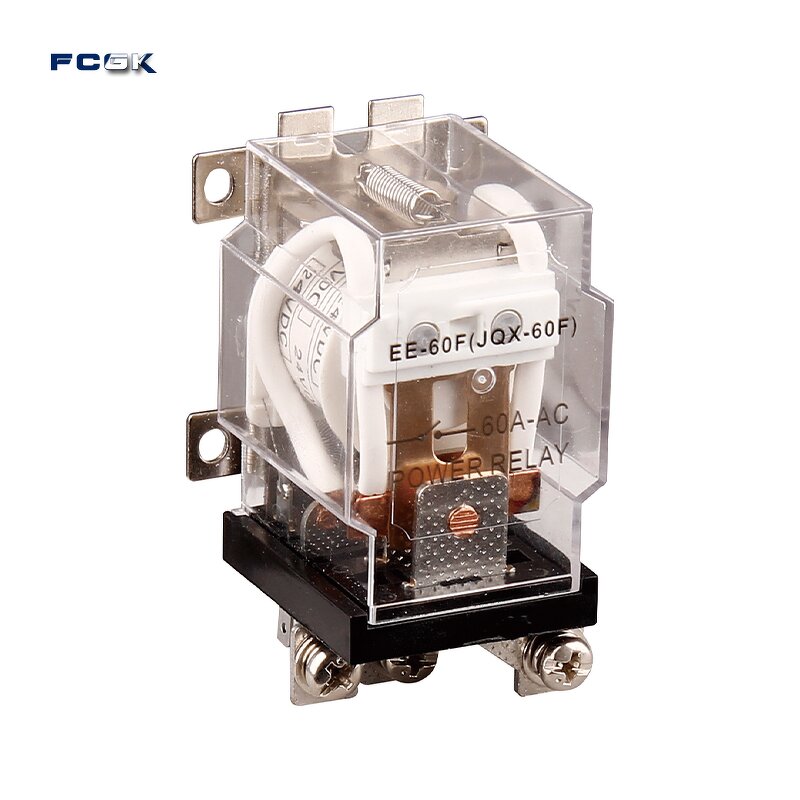 FCGK Miniature High Power Coil Relay JQX-60F - 60A DC12V/DC24V/AC220V Sealed