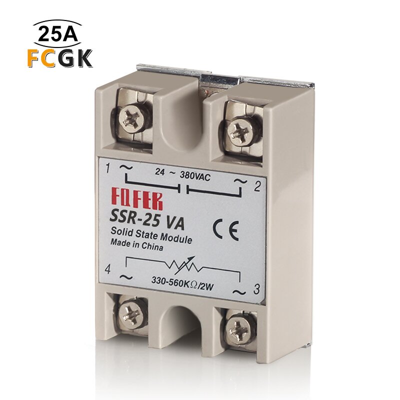 Fotek Type 25A SSR-25VA Solid State Relay - Miniature High Power Potentiometer